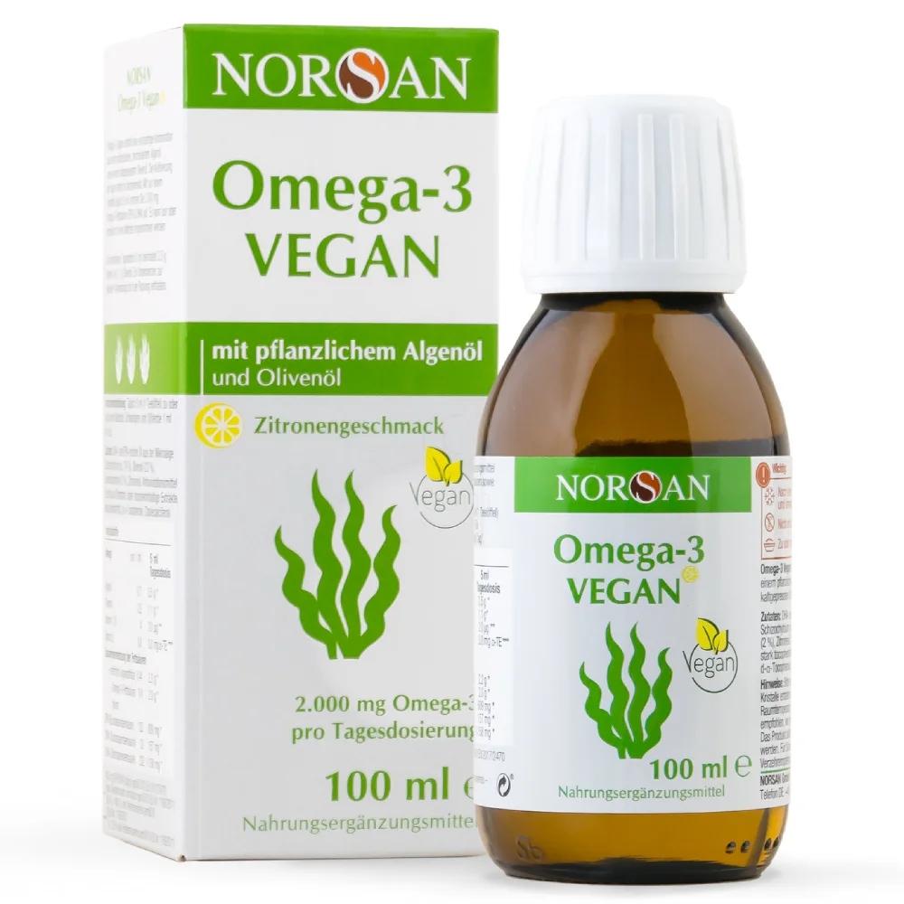 Norsan Omega-3 Vegan, olje (100 ml)